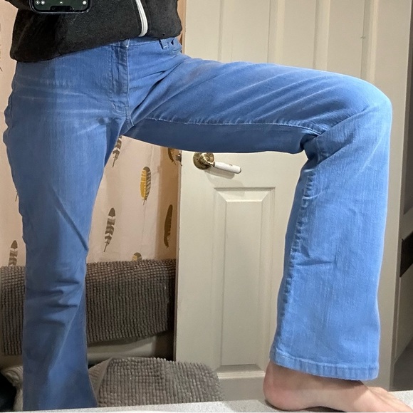 💫Miss Sixty Y2K Flaired Light Blue Jeans.. Rare FIND. Imported - Picture 5 of 10